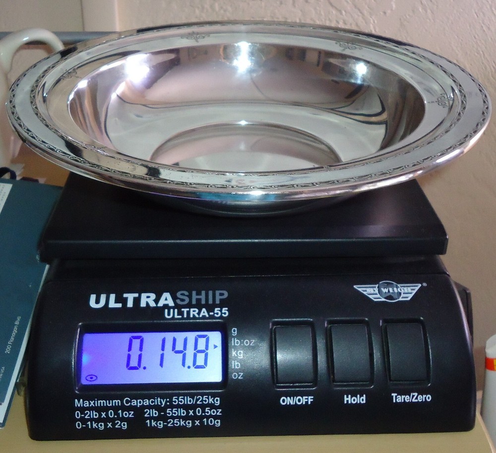 Towle Large 10 1/4" Sterling Silver Bowl Pattern “Old Lace”