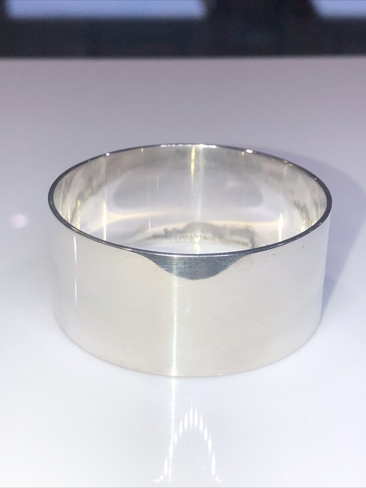 Tiffany & Co. Sterling Silver Simplistic Napkin Ring With Name Engraving!