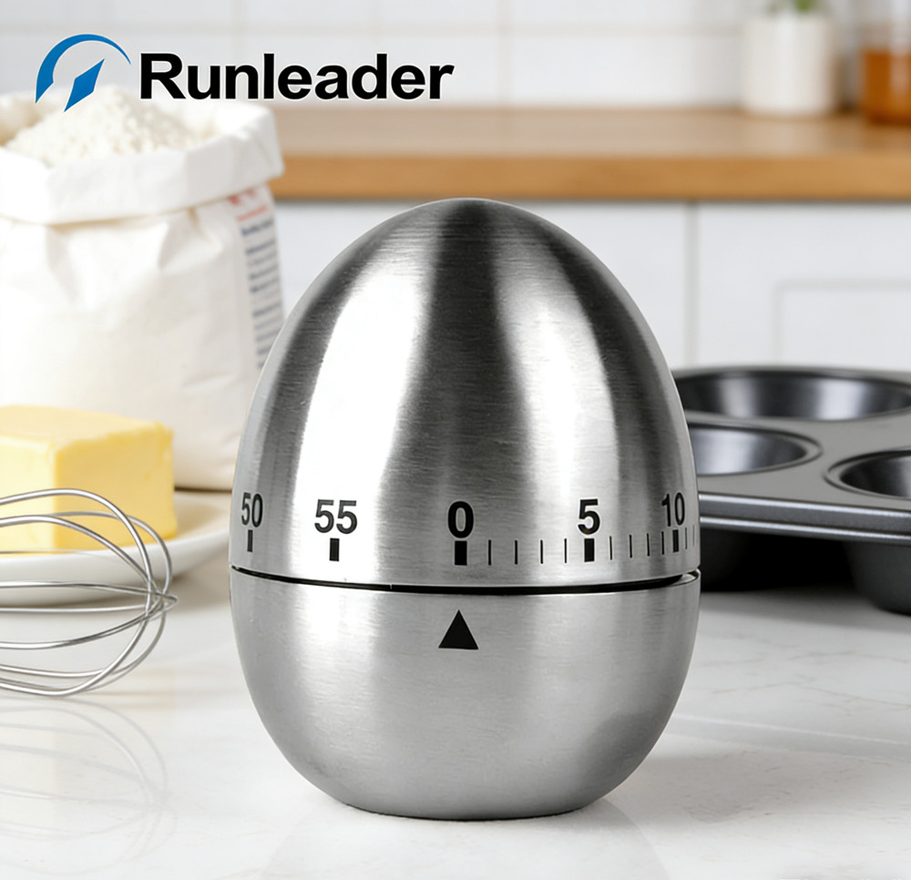 Egg Shape Timer 60 Minute Cute Timer for Kitchen Exercise Learn Cooking