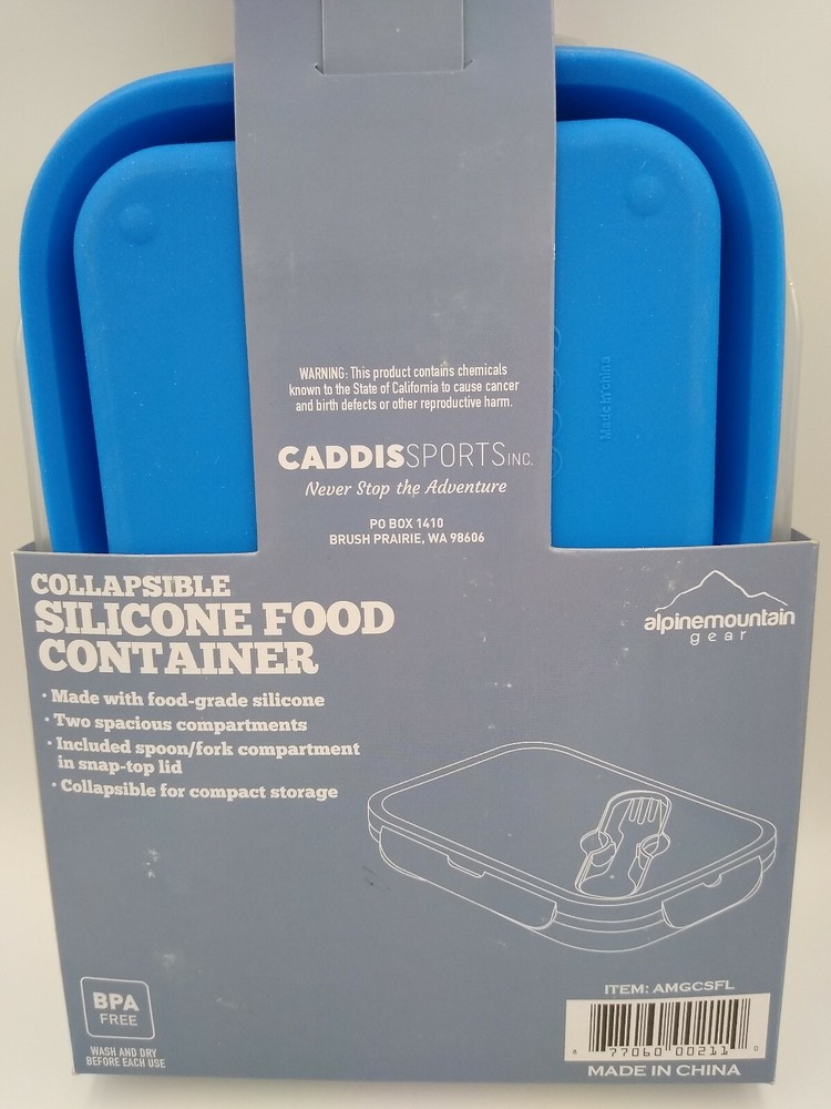 Alpine Mountain Gear Collapsible Silicone Food Container