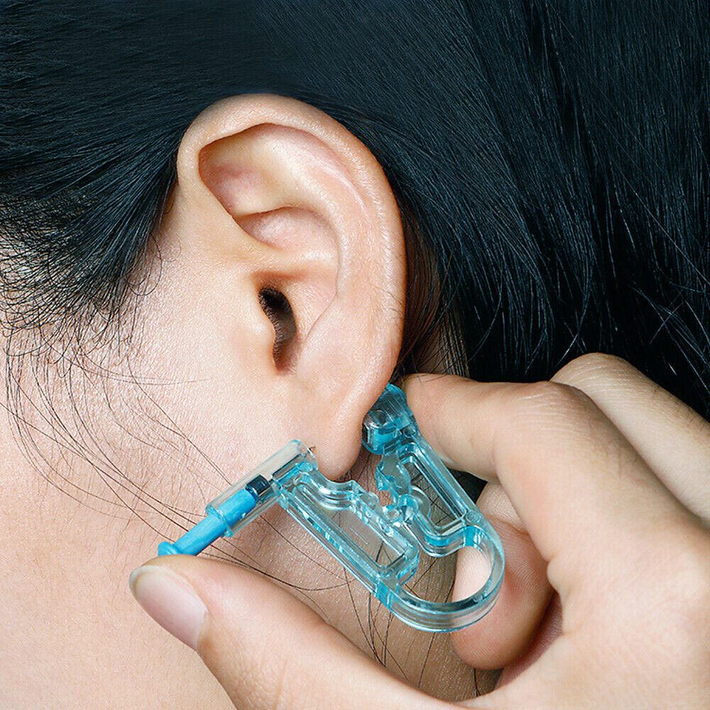 20PC Disposable Ear Studs Piercing Gun Ear Stud Piercing Piercer Healthy Tool