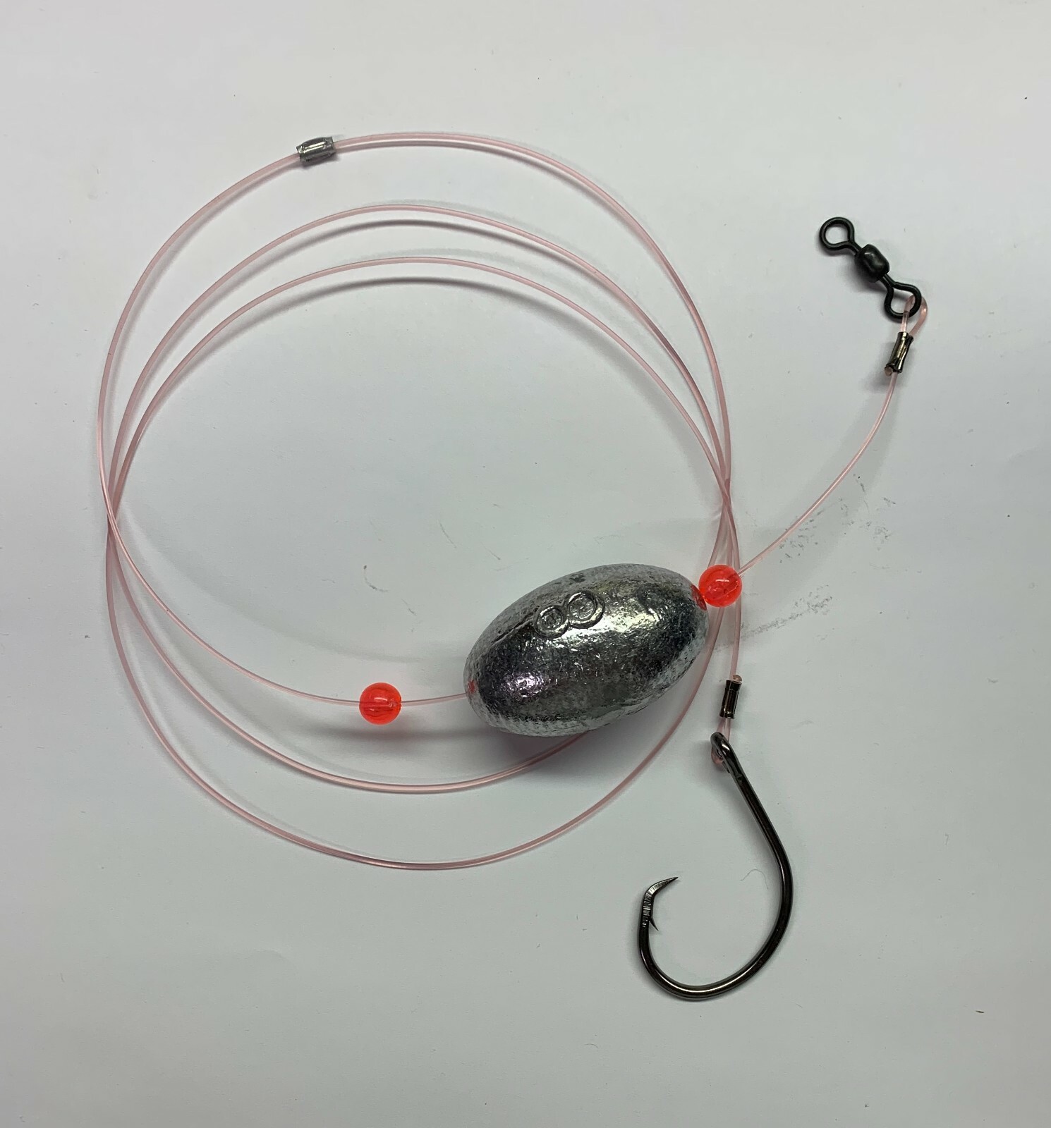 Modified Grouper Drum Rig 2/0-9/0 Circle Hook Yo-Zuri TopKnot 2 to 12 oz Sinkers