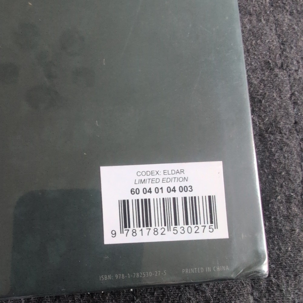 Warhammer 40k Eldar/Aeldari Limited Edition Collectors Codex. 6th Ed. SEALED NEW