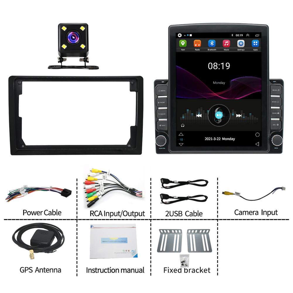 9.7'' For GMC Yukon Denali 2007-2014 Radio GPS With CarPlay Android Auto