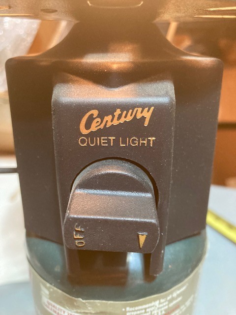 Century Quiet Light Double Mantle Propane Lantern