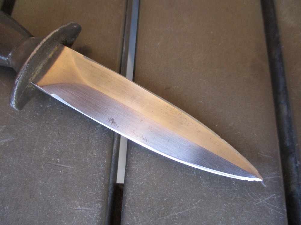 Vtg Compass TEXAS WILDCAT Fixed Blade Boot Knife