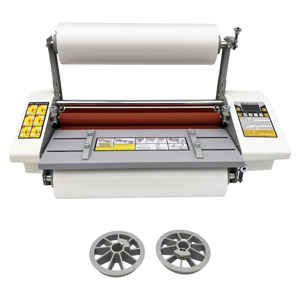 A3 High Speed Hot Cold Roll Laminator Doubel Sides Laminating Machine Office New