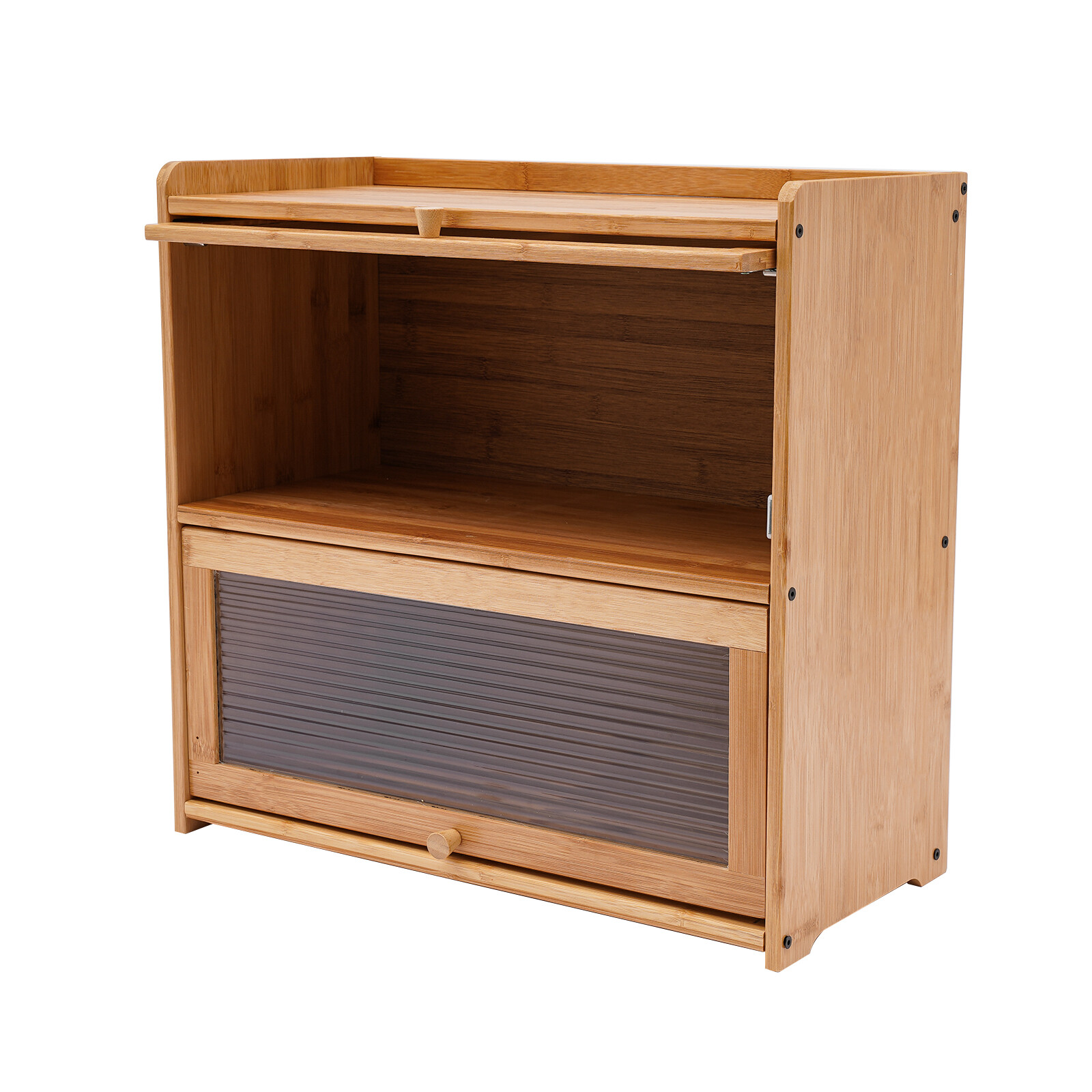 Storage Cabinet, Countertop Storage Cabinet, Cabinet with 2 Door Stoppers