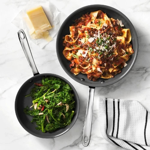 All-Clad HA1 Expert Hard Anodized Nonstick Fry Pan, Set of 2 .8" & 10