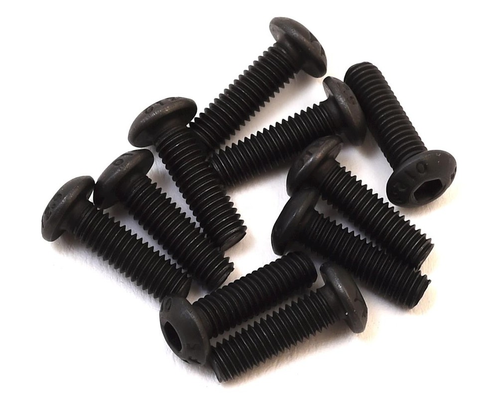 Team Associated 3x10mm Button Head Hex Screw (10) [ASC25211]