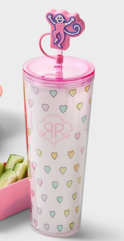 Roller Rabbit Target 24oz Vacation Tritan Hydration Tumbler Cup Disco Hearts