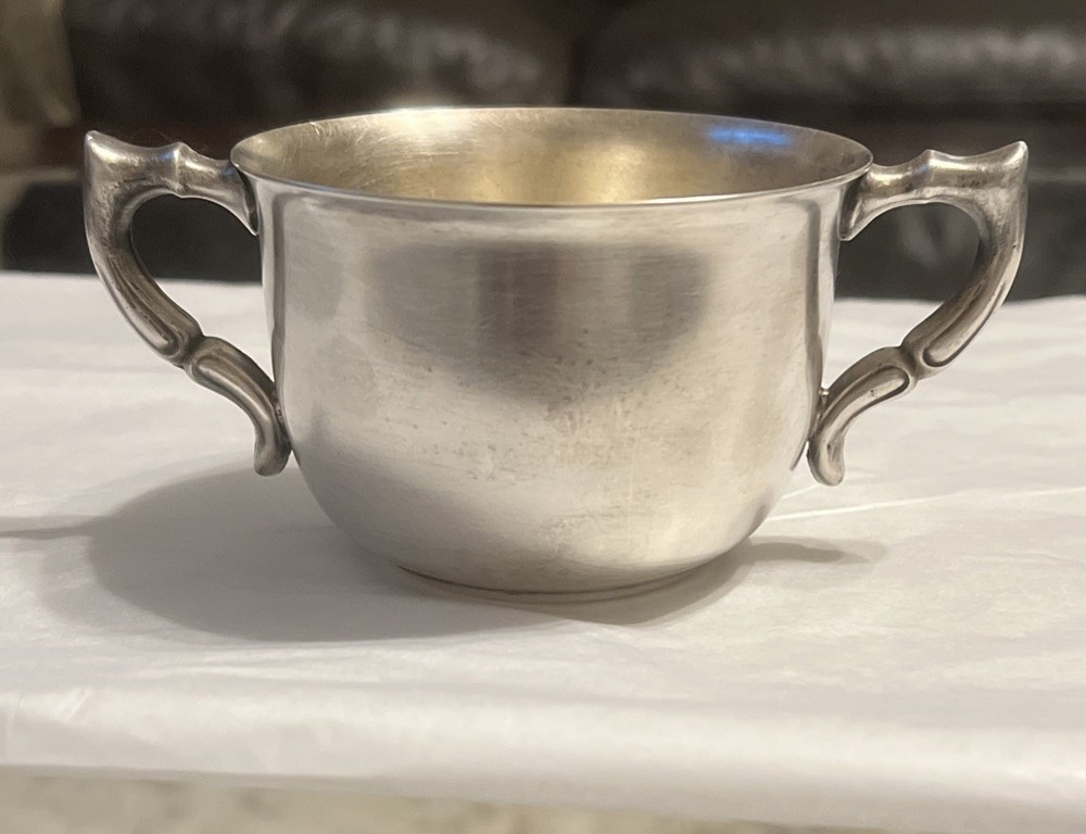 Vintage Poole Silver Co Sugar Bowl