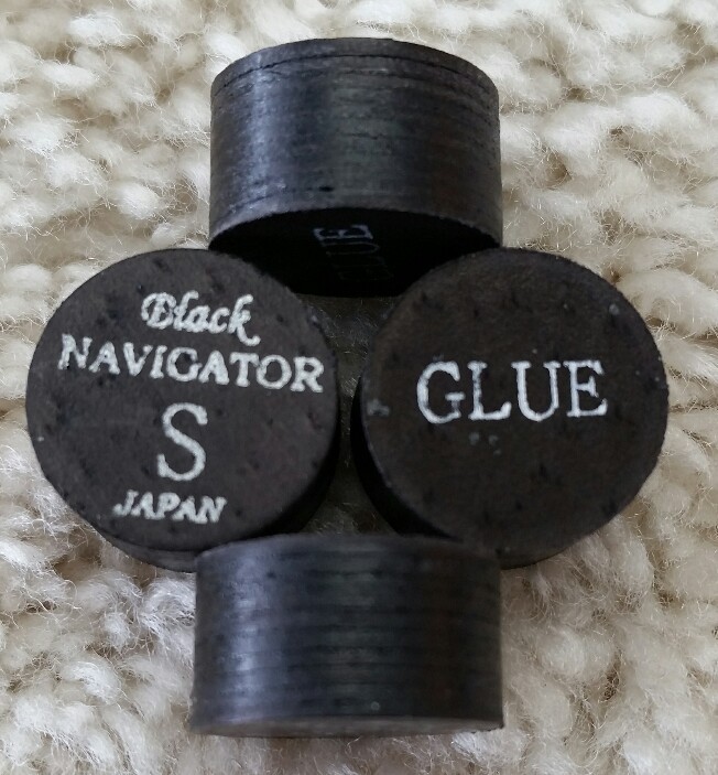 FREE SAME DAY SHIPPING (1) Navigator Black SOFT Pool Cue Tip