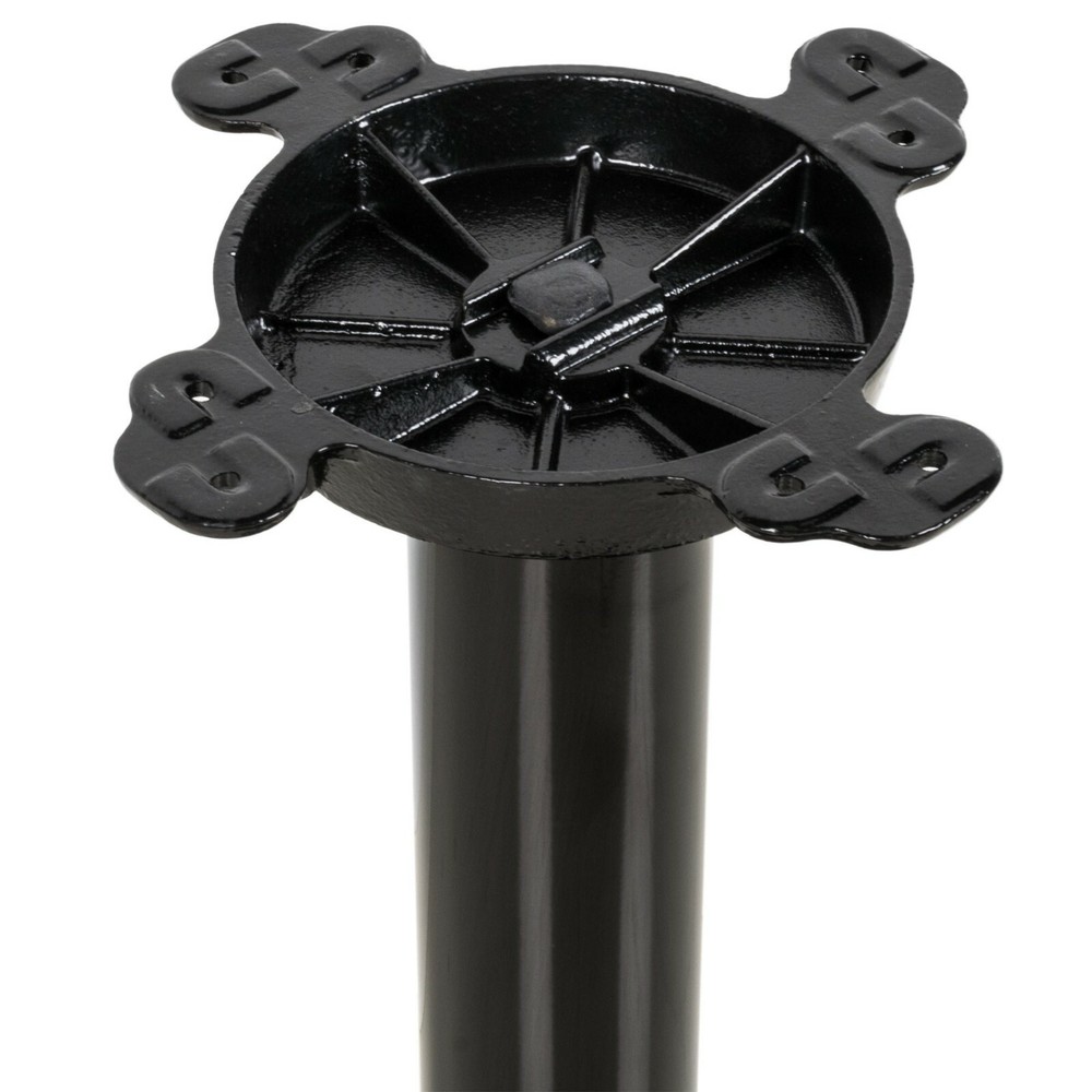 22'' Round Restaurant Table Base with 3'' Dia. Bar Height Column with Foot Ring