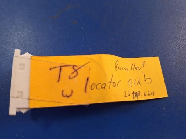 6-T8 LAMPHOLDERS NON SHUNTED PARALLEL W/LOCATOR NUB FLUORESCENT PROGRAM/ RAPID