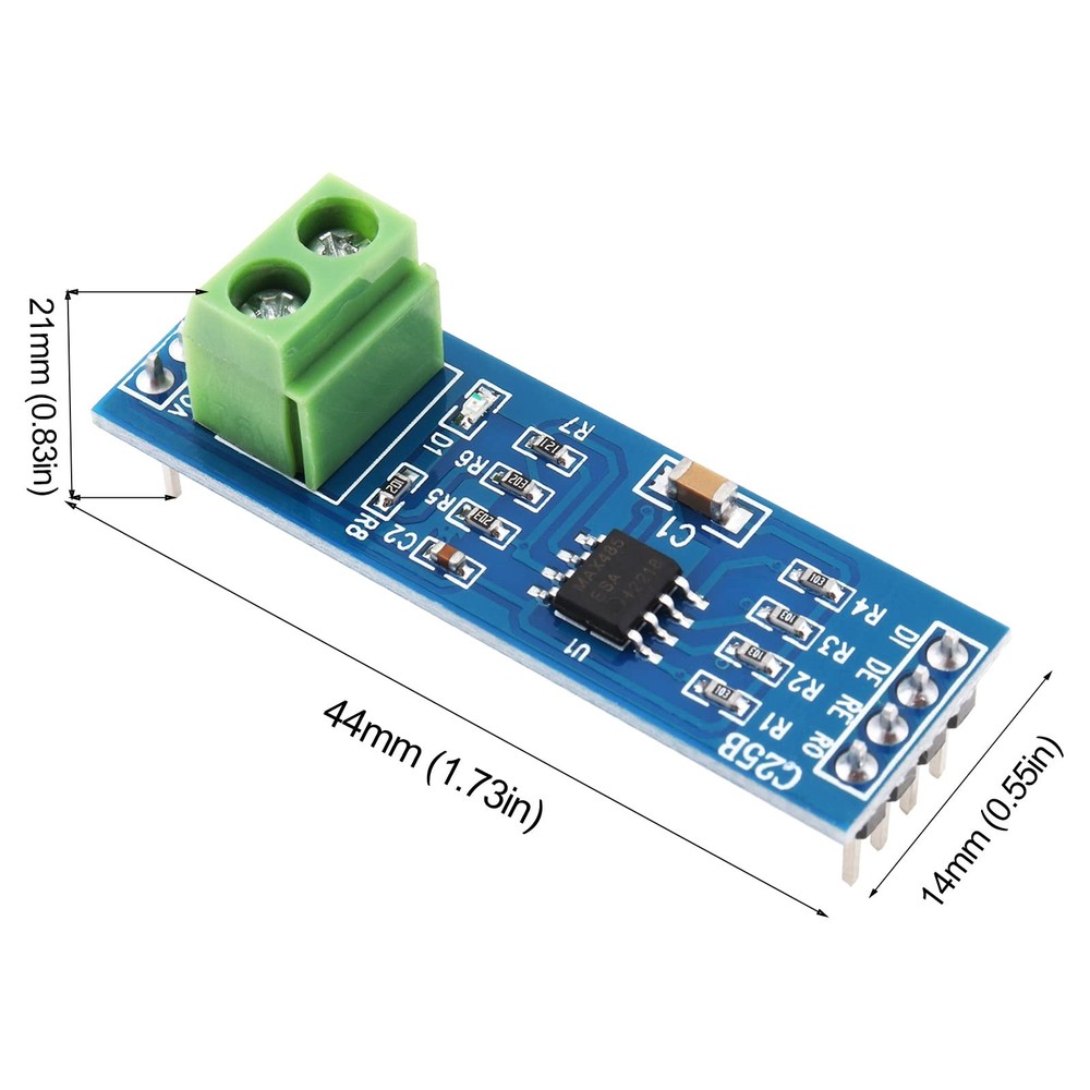 10 PCS MAX485 RS485 Transceiver Module TTL UART to RS485 Instrument Interface