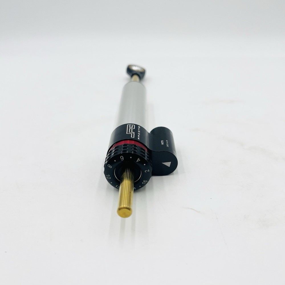 JFG RACING Motorcycle Steering Damper,without Bracket Universal CNC 10" Adjustab