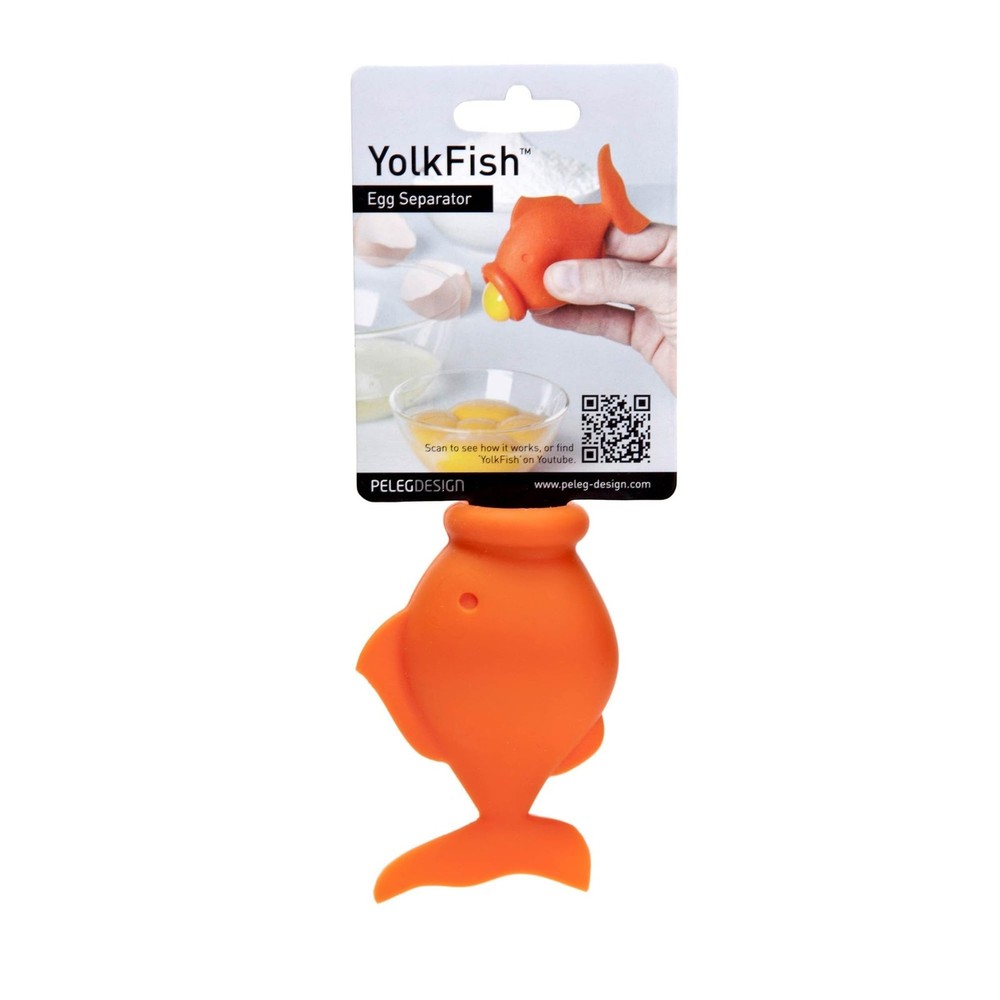 Egg Separator for Raw Eggs – Silicone Egg Yolk and White Separator, YolkFish ...
