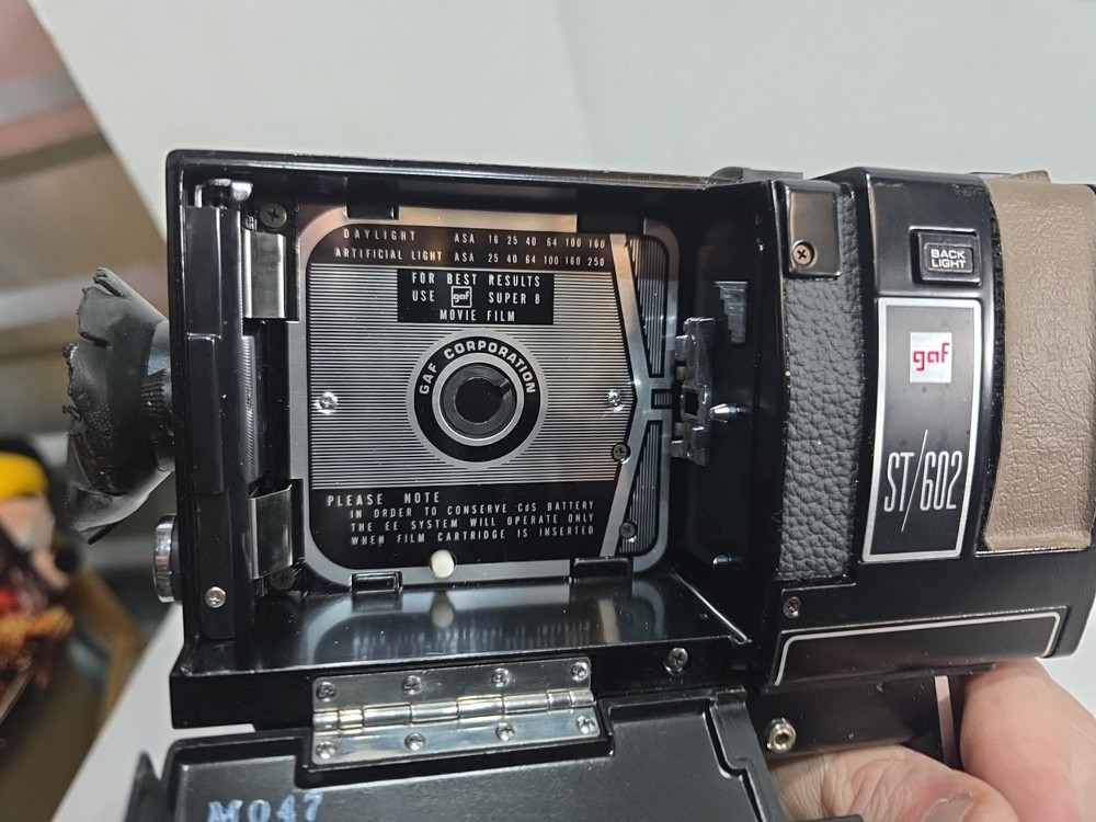 GAF ST/602 Super 8 Movie Camera Untested
