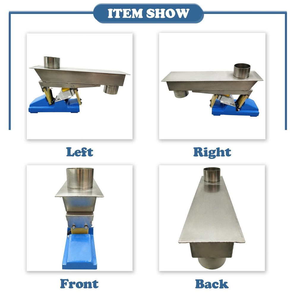 110V GZV-3 Small Electromagnetic Vibration Feeder with Controller Shaking Feeder