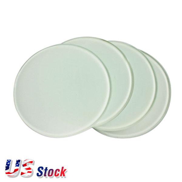 Diameter 3.9" Round Sublimation Blank Glass Coaster