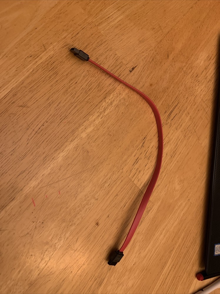 13” Serial ATA Connector Cable New Red