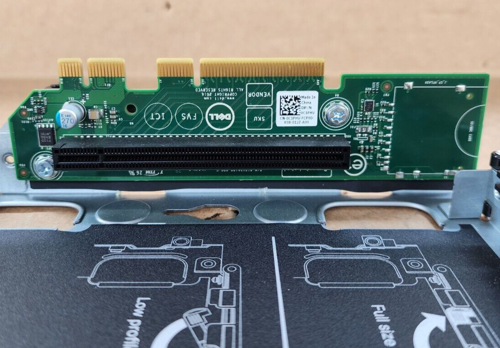 Dell C1PHV Left Harpoon Cage Riser for Compellent SC7020