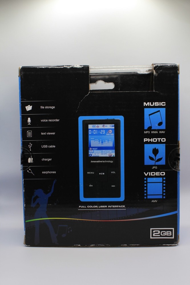 Innovative Technology Media Player 2GB Color Display