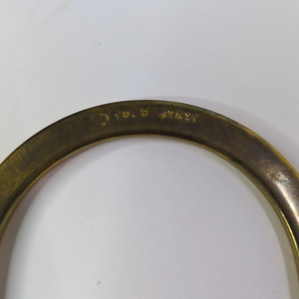 3" Solid Brass Cast D Rings (Lot Of 4)