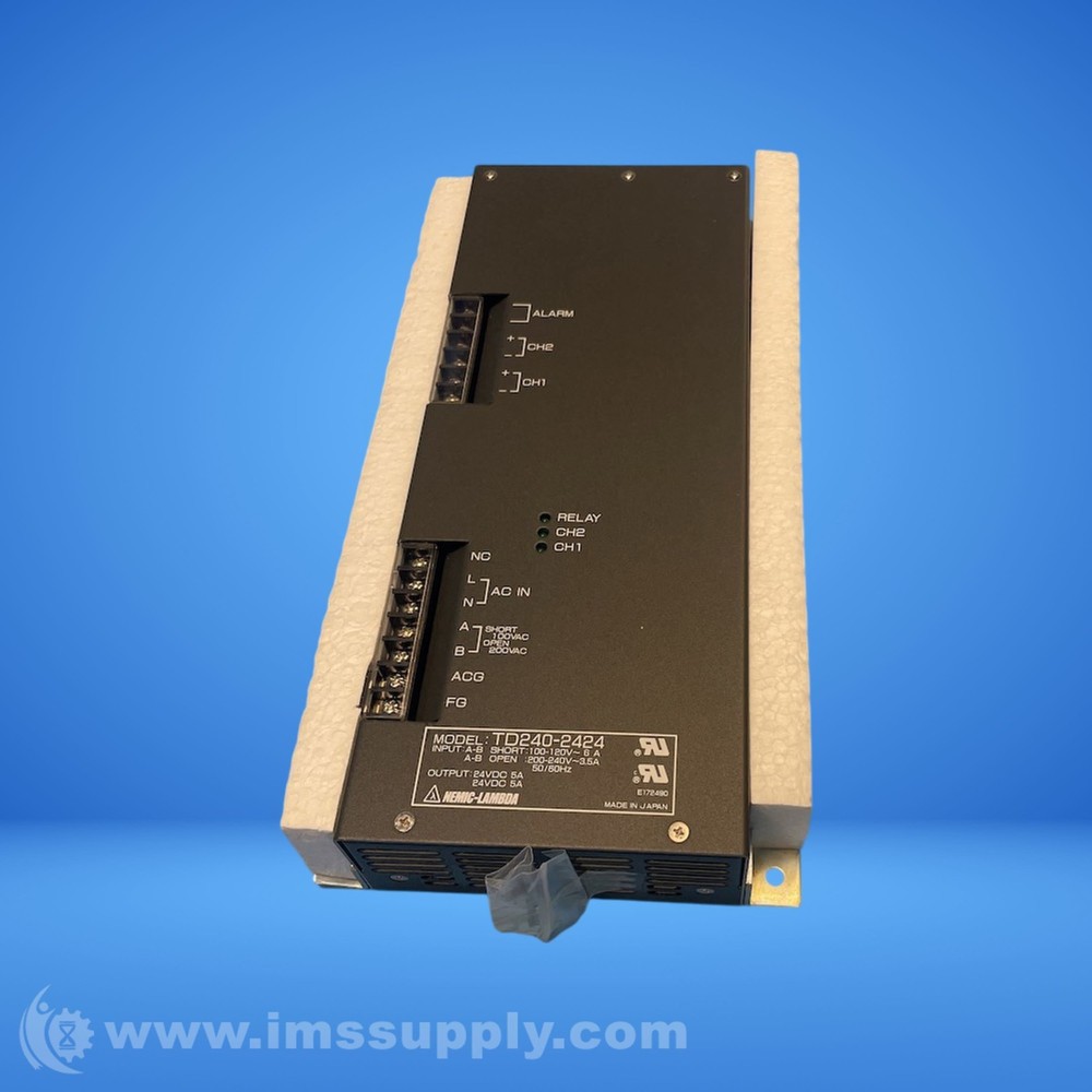 Nemic-Lambda TD240-2424 Power Supply FNIP