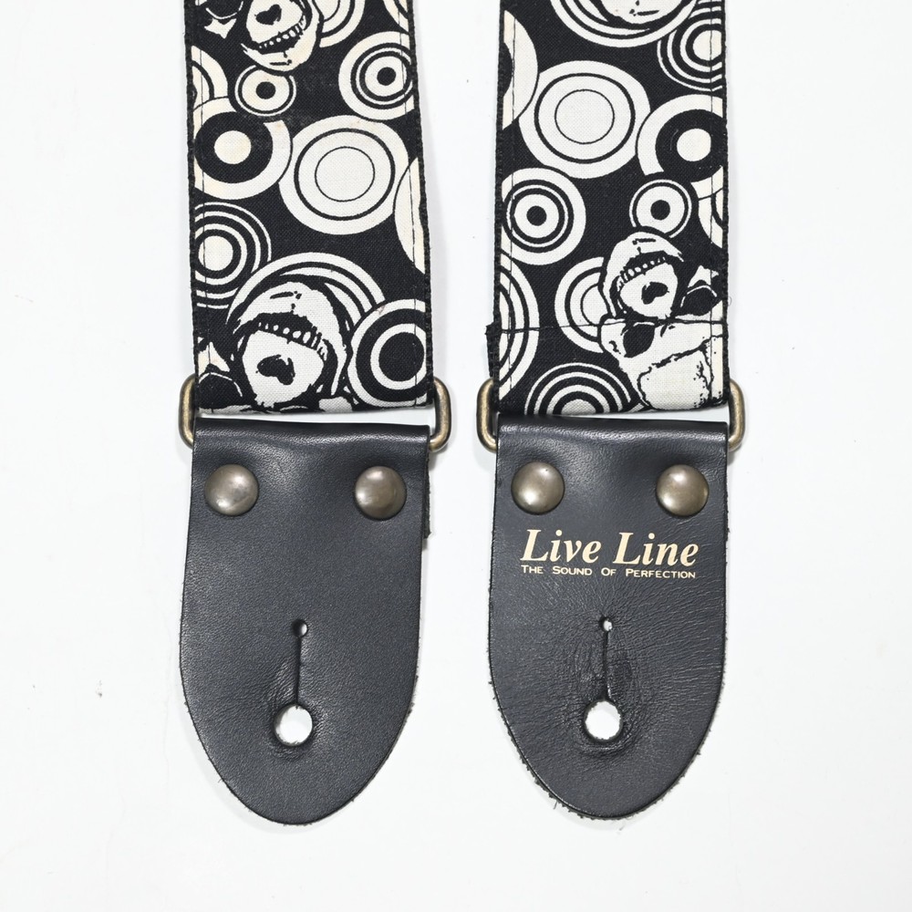 LIVE LINE Handmade Guitar Strap "SCULLS" Japan