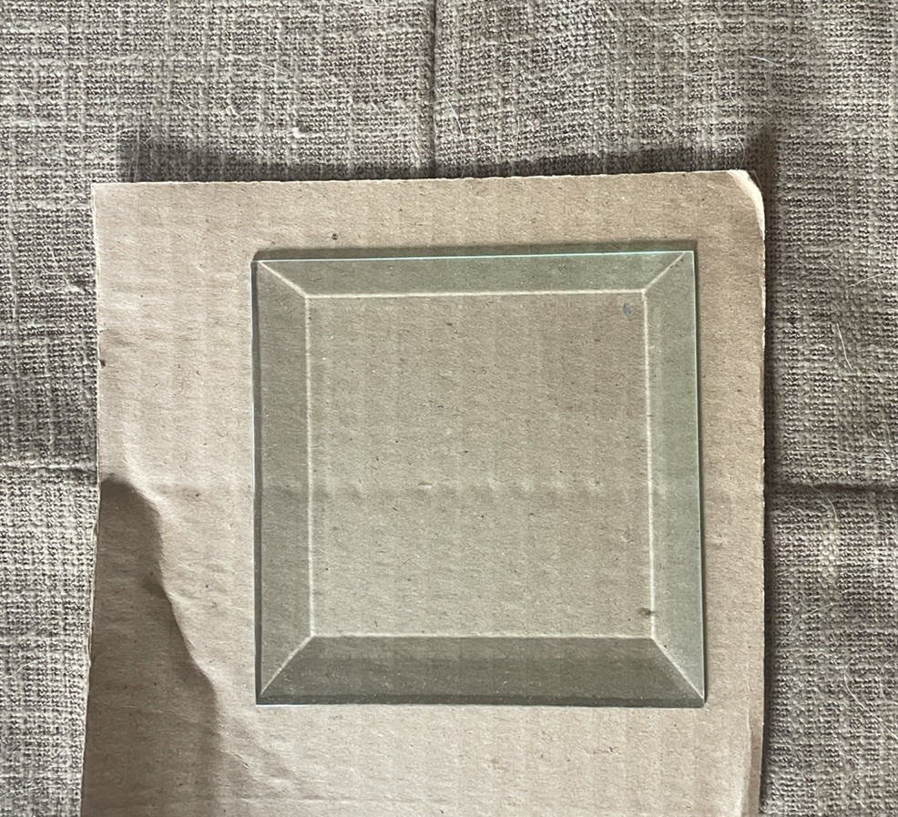 4" Square Bevel for Stained Glass