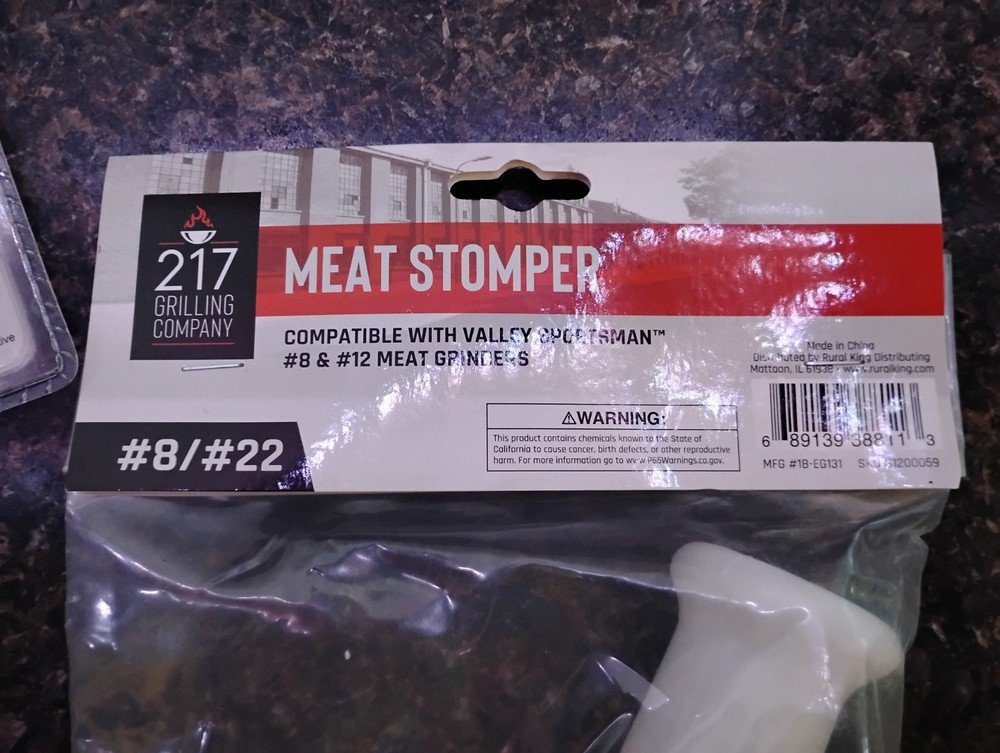 Meat Stomper/Stuffing Plates Bundle