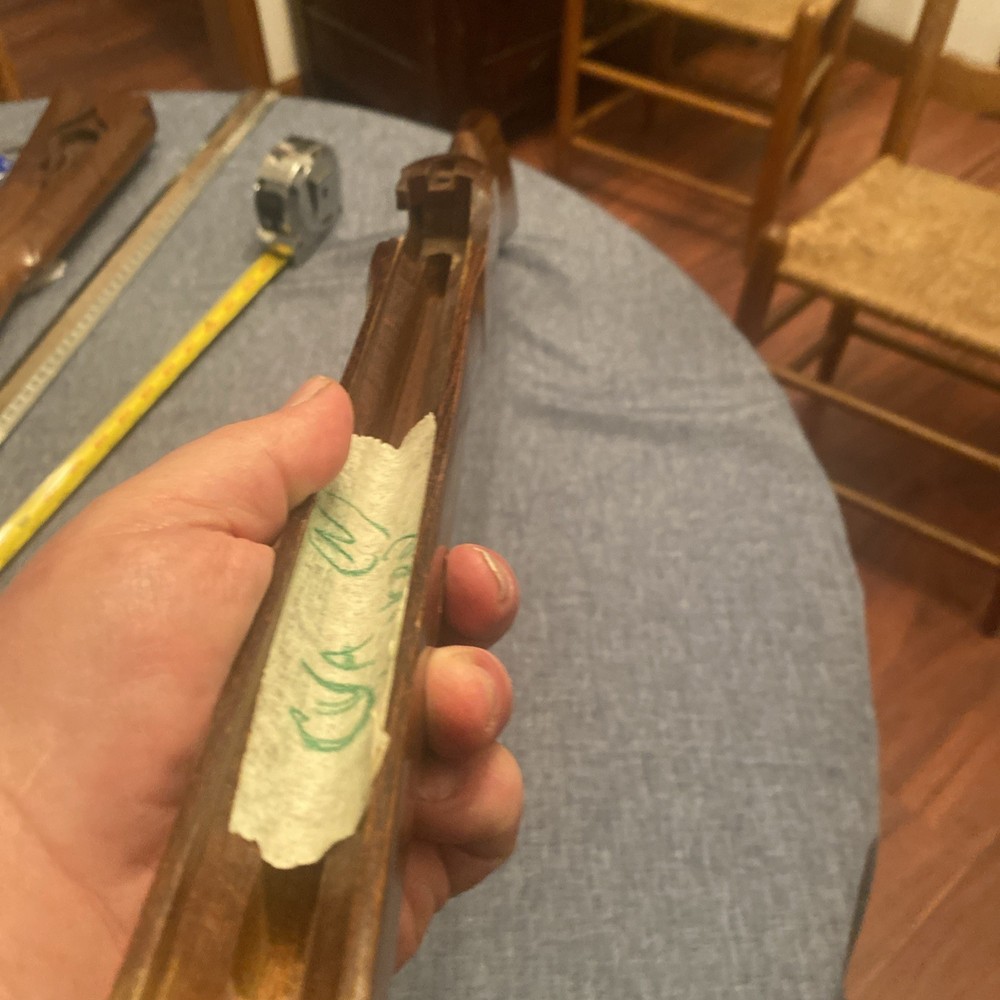 CVA Hawkins Walnut Muzzleloader Stock, 15/16" Barrel Channel.
