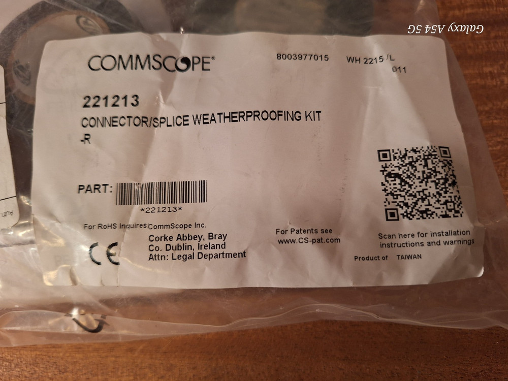 NEW Commscope 221213 Universal Weatherproofing/Splice Kit
