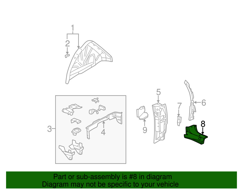 Genuine GM Reinforcement 10420742