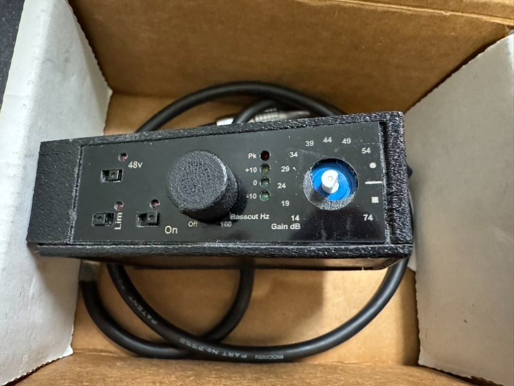 TWO x MOZEGEAR Mini Papi v2 “Alexa Mini” Mic Preamp – 48V Phantom Power