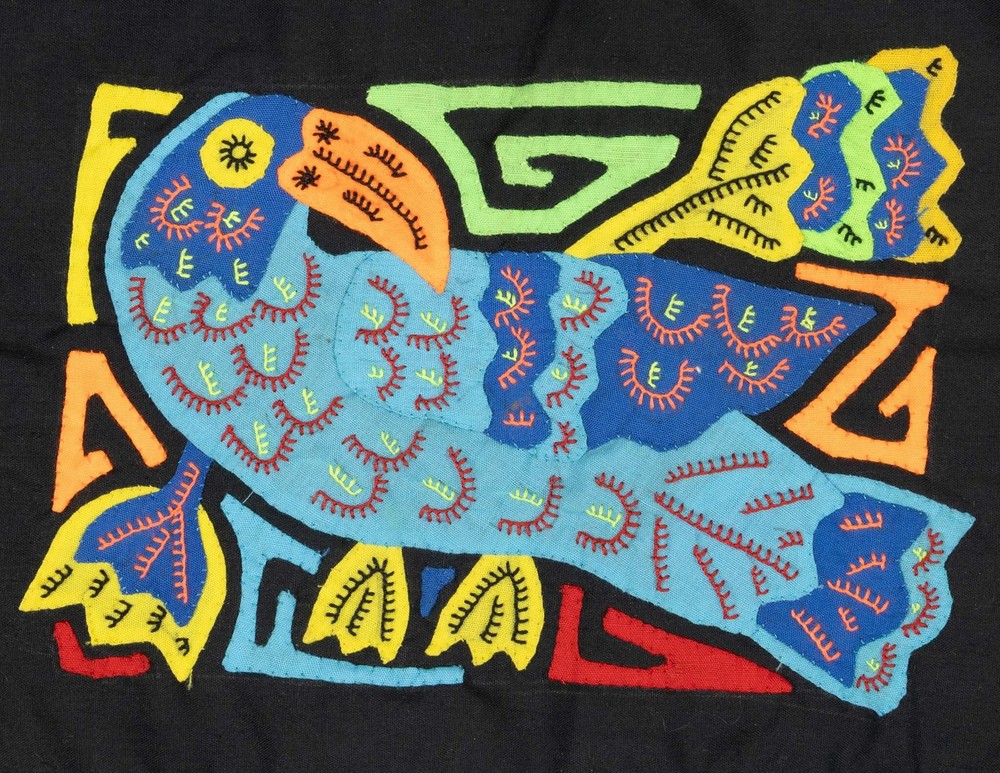 Multicolor Orange Yellow And Blue Bird Molita