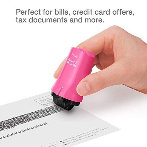 Identity Theft Prevention Roller Stamp Combo Pack - Secure Your Personal Info