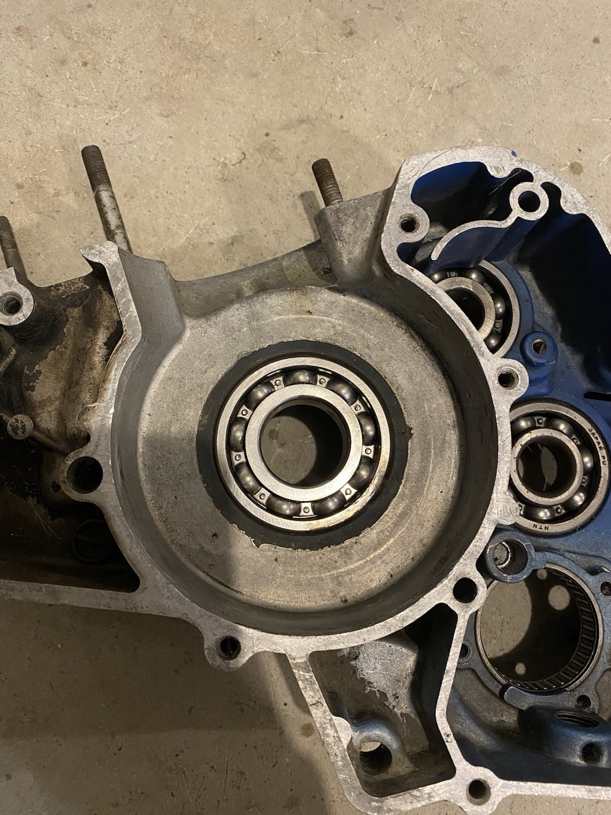 1987-1991 LT250R RIGHT SIDE CASE HALF, NO CRACKS