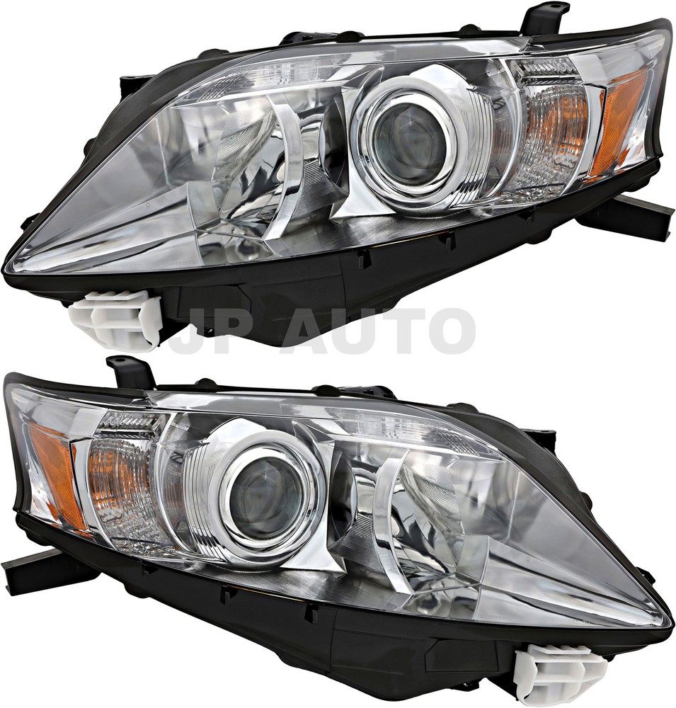 For 2010-2012 Lexus RX350 Headlight Halogen Set Driver and Passenger Side