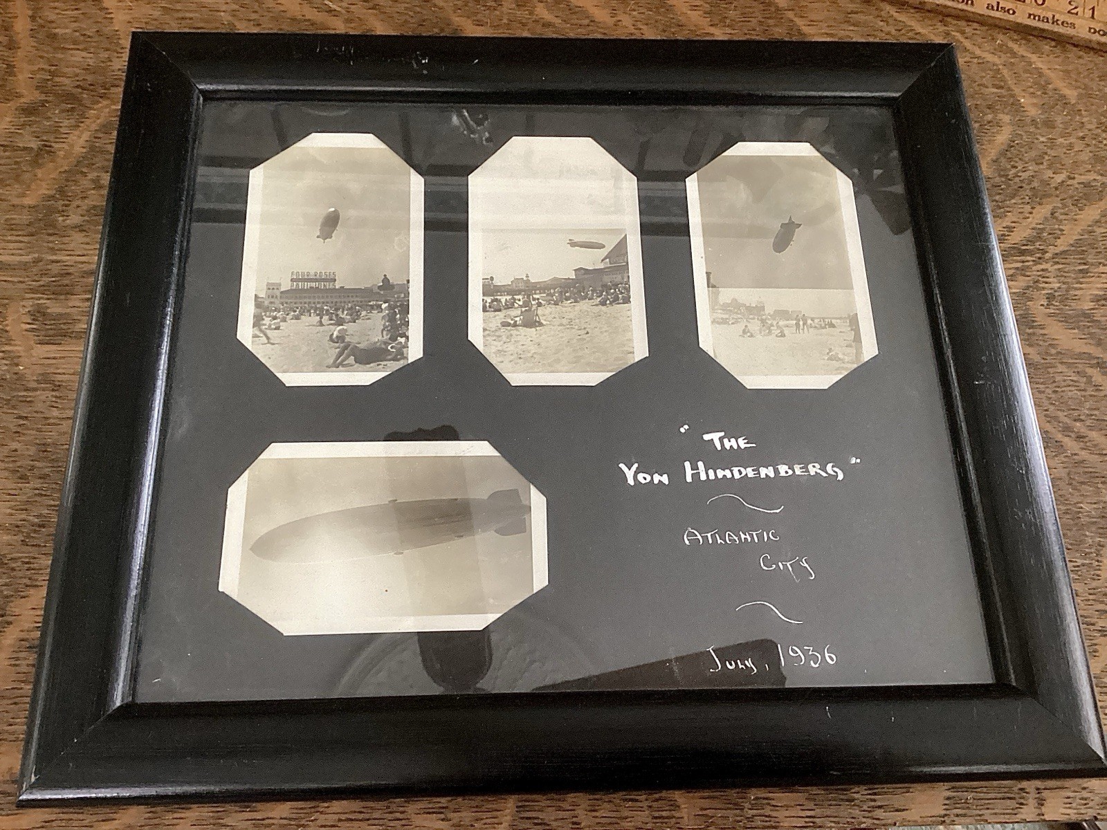 Hindenburg LZ 129 Zeppelin Rigid Airship Vintage Photo 1937 Lakehurst Dirigible