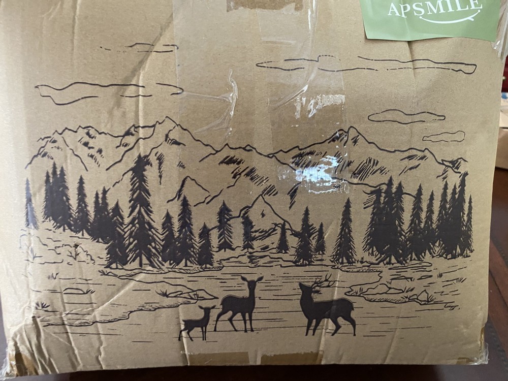 NEW APSMILE Down Alternative Comforter Reversible Red/Black Queen (Open Box)