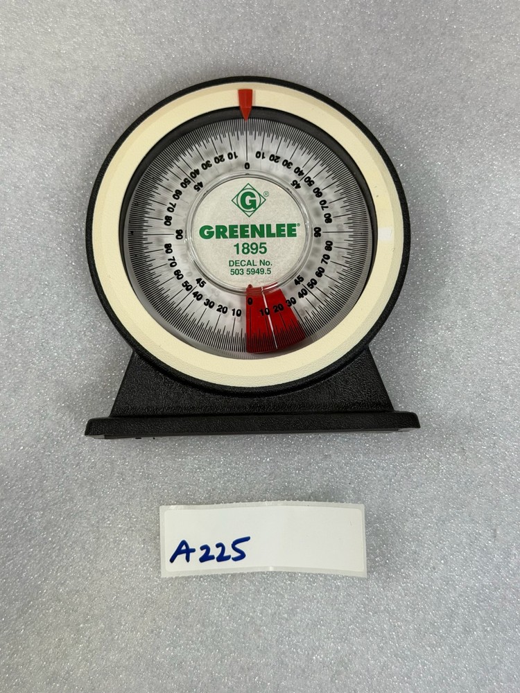 Greenlee 1895 High Accuracy Angle Protractor With Magnetic Base