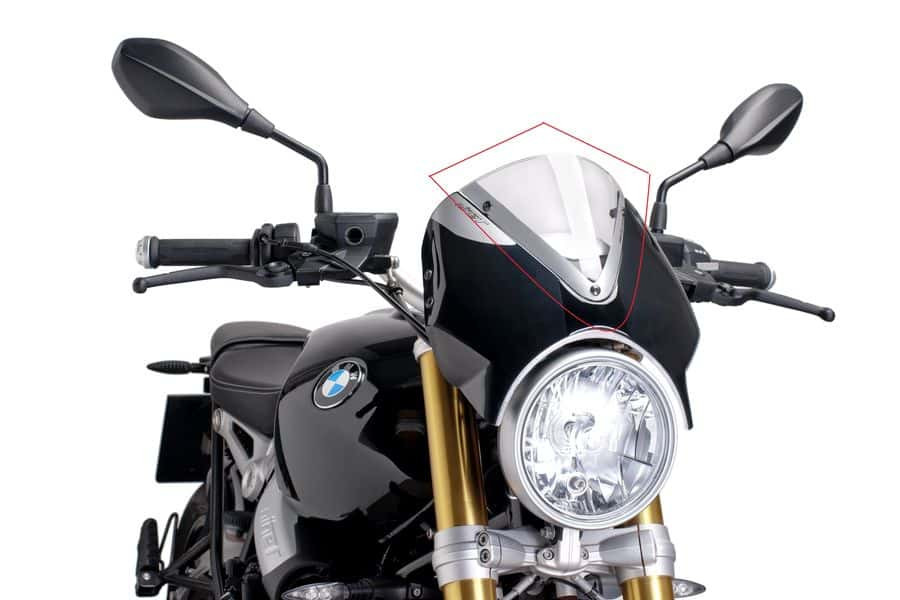 PUIG Windshield dome hand windshield accessory Naked New Generation