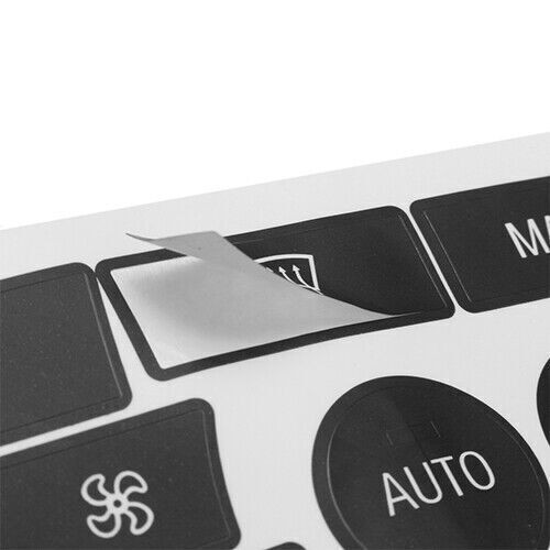 Replacement Climate Control Switch Button Stickers For BMW 5 Series 2009-2015