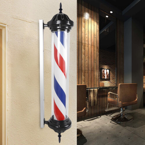 Professional Barber Rotating Light for Hair Salons - Wall Mount Design