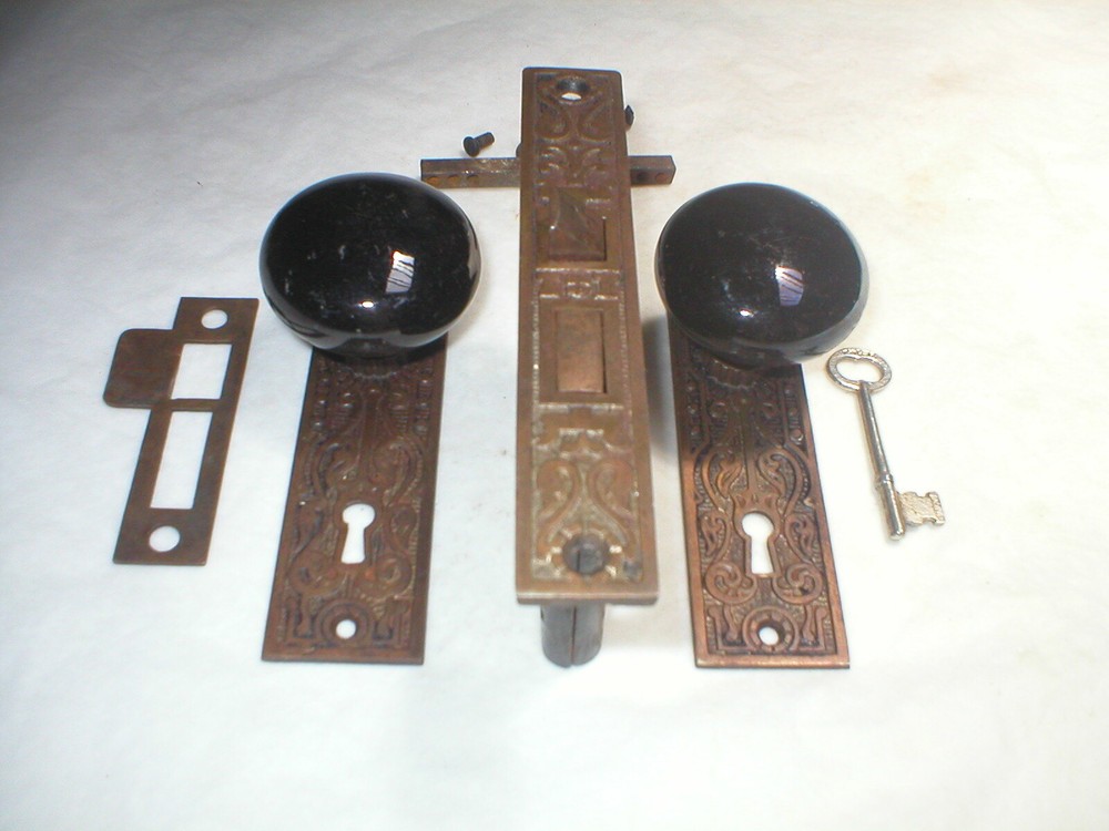 Antique Victorian Era Door Hardware