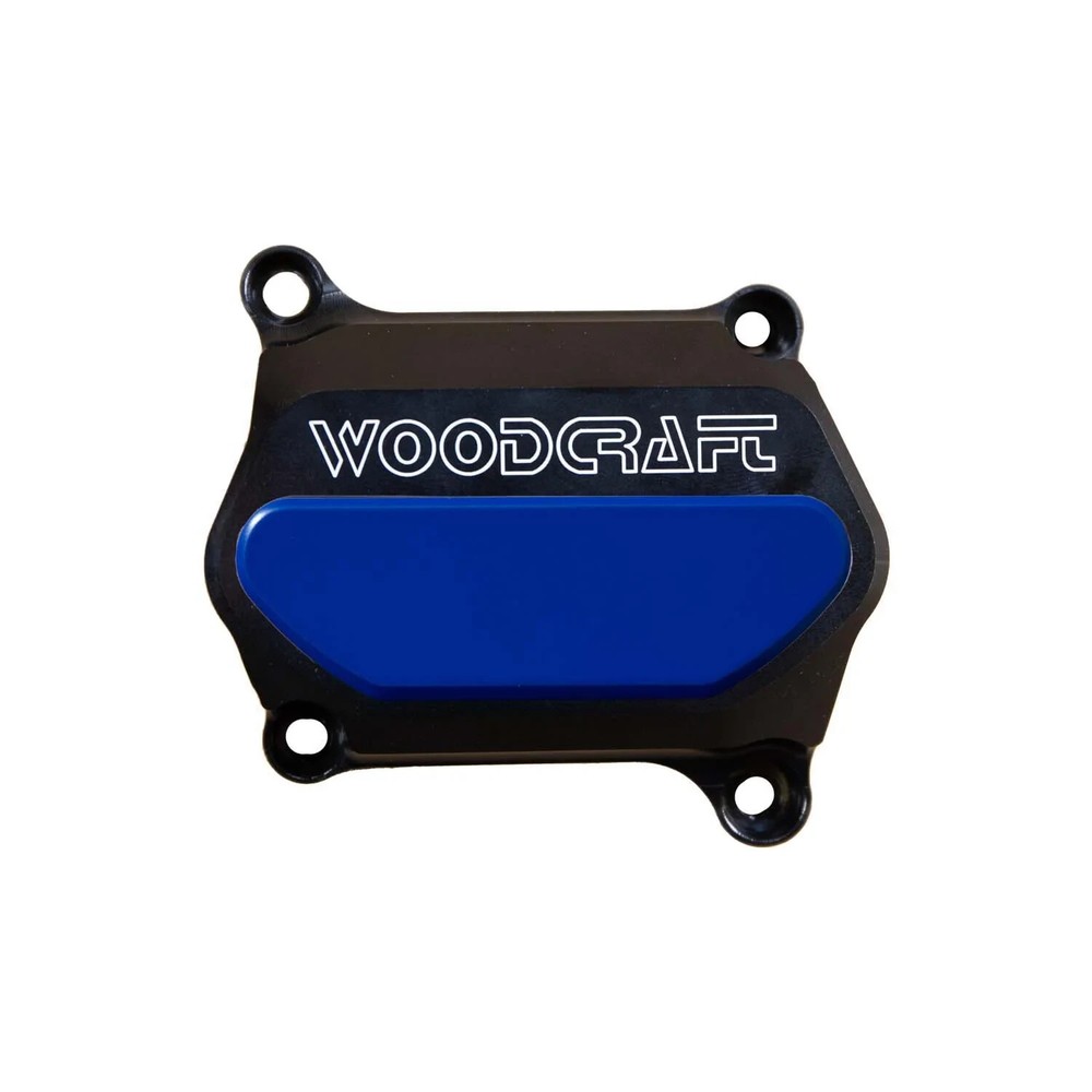 DUCATI 2016-2017 HYPERSTRADA 939 WOODCRAFT WATER PUMP PROTECTOR - BLUE PLATE