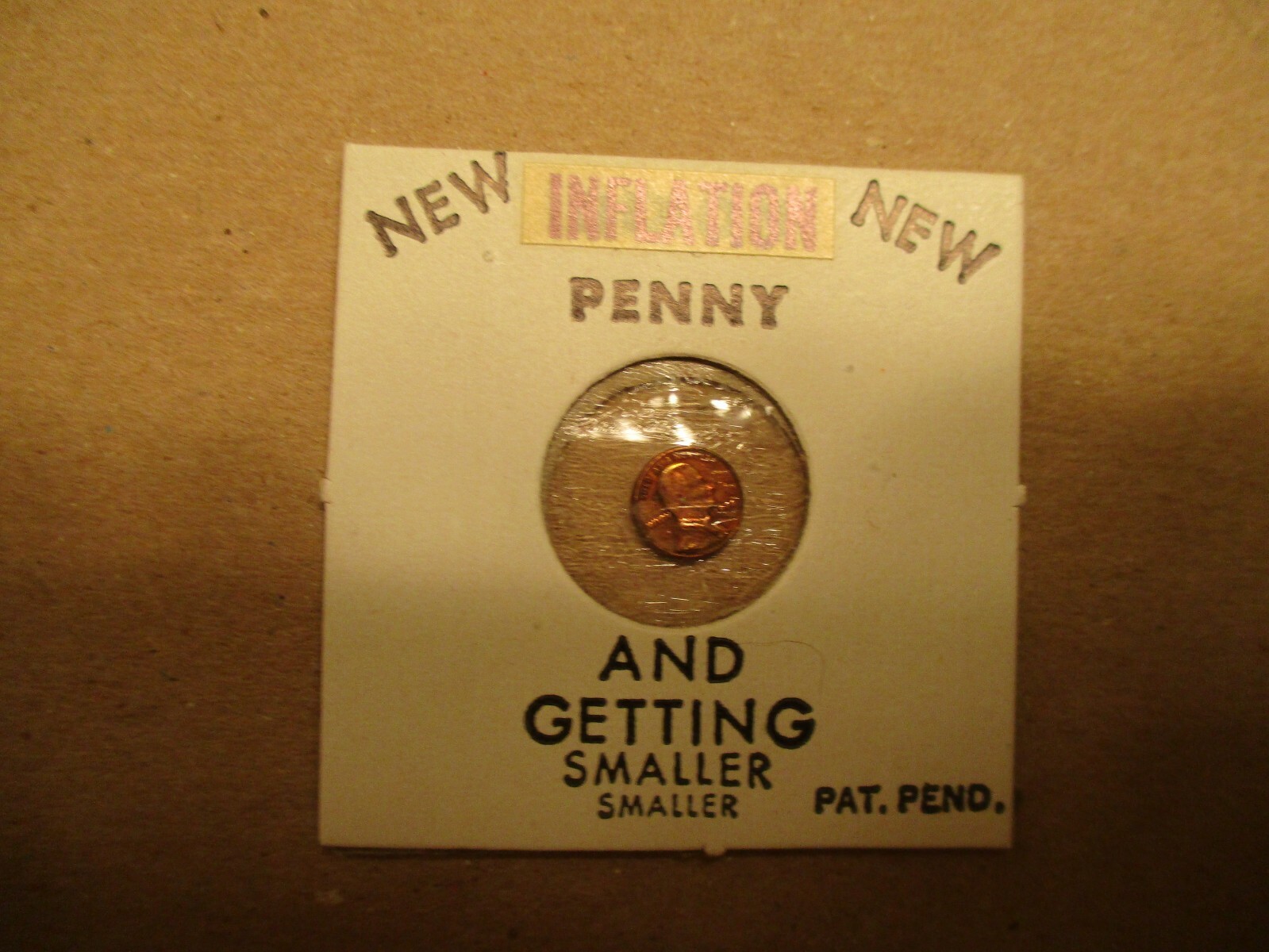 Richard Nixon Inflation Penny Cent 1974 Coin Campaign Presidential President 1c